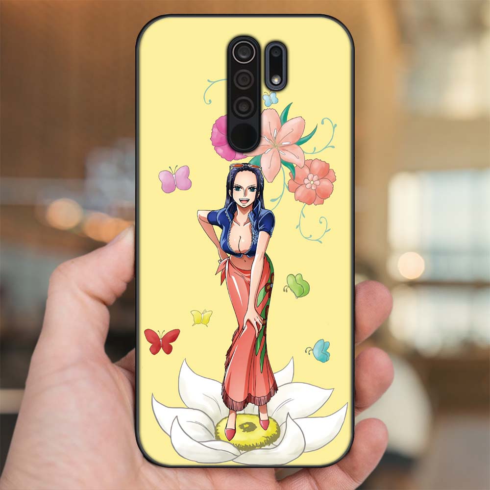 Ốp lưng Xiaomi Redmi 9 viền đen in hình Nico Robin One Piece Đảo Hải Tặc