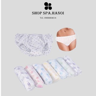 1 chiếc quần lót giấy Loại 1 Dùng Cho SPa Tắm Trắng