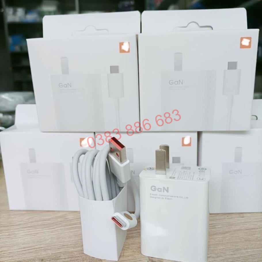 Bộ Sạc 55w GaN sạc nhanh cho xiaomi các dòng máy đời cao - Nika Store