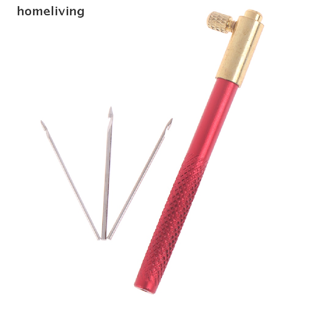 Dụng Cụ Đan Móc Tambour Với 3 Móc Thêu Kiểu Pháp