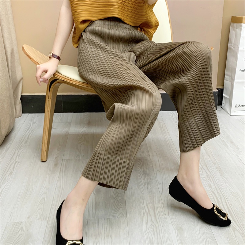 Quần lò xo cao cấp Form Suông- Form Baggy, Quần dài thiết kế lật lai sang trọng, lưng chun co giãn tốt