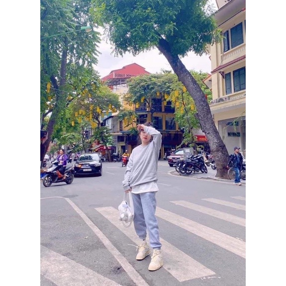 Quần Nỉ jogger, Quần nỉ bông dài dáng jogger dành cho nam và nữ