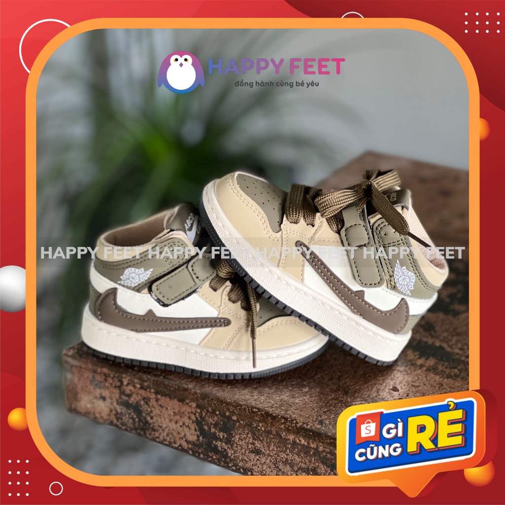 giày cho bé giày jodan thời trang siêu êm mềm cho bé 1-3 tuổi Happy Feet