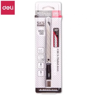 Dao Rọc Giấy Deli 2034 (Lưỡi Dao 30 Độ)