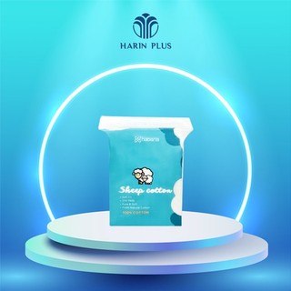 Bông tẩy trang cừu Habaria Sheep Cotton 234 miếng chính hãng mềm mại, an toàn, không bở, không xù Harin Official Store