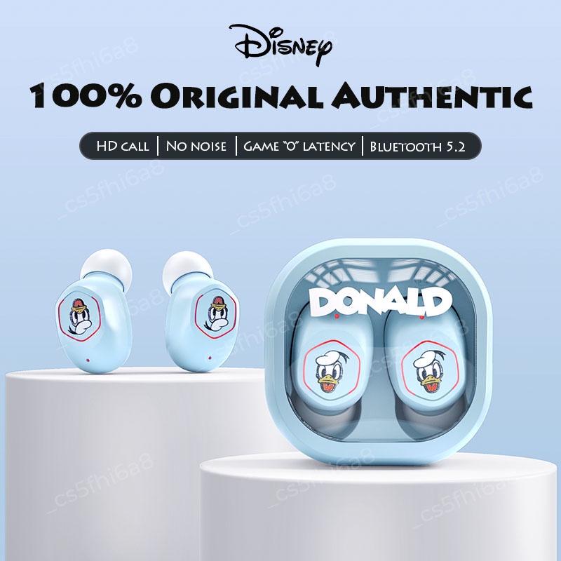 Disney Tai nghe không dây bluetooth 5.3 Giảm tiếng ồn âm thanh hifi có micro tai nghe thể thao