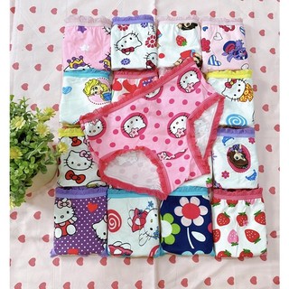 Set 4 quần chip cotton cho bé gái - Mẫu ngẫu nhiên