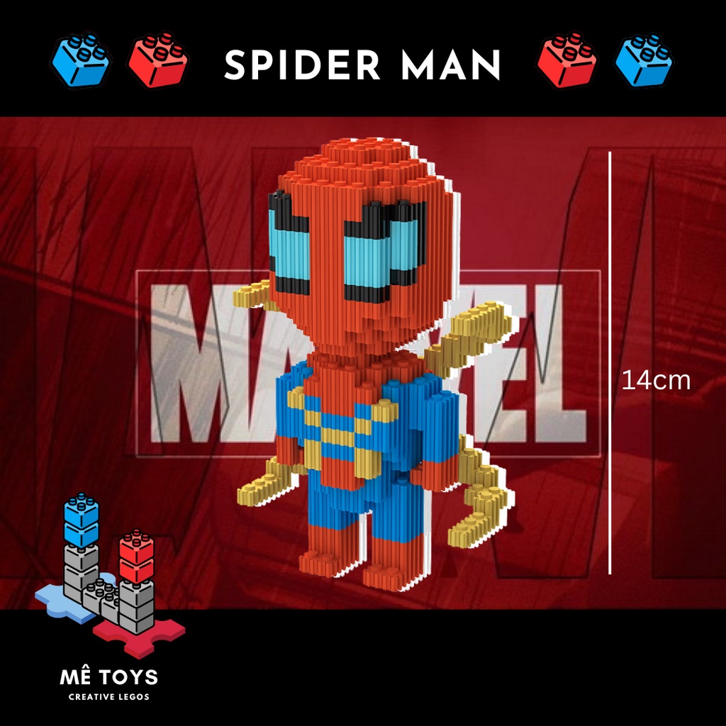 Đồ Chơi Lắp Ráp LE GO Xếp Hình 3D One Piece Luffy, Iron Người Sắt, Người Nhện - Hero Mê Toys
