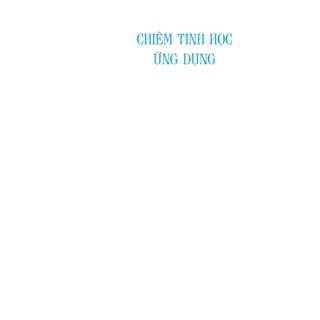 Sách - Chiêm tinh học ứng dụng (1980 Books)