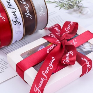 Dây ruy băng lụa chữ ❤️just for you❤️