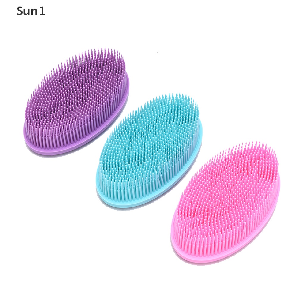 Bàn Chải Tắm Sun1 &gt; Bằng Silicon Mềm Tẩy Tế Bào Chết Vừa Vặn Cho Da Em Bé