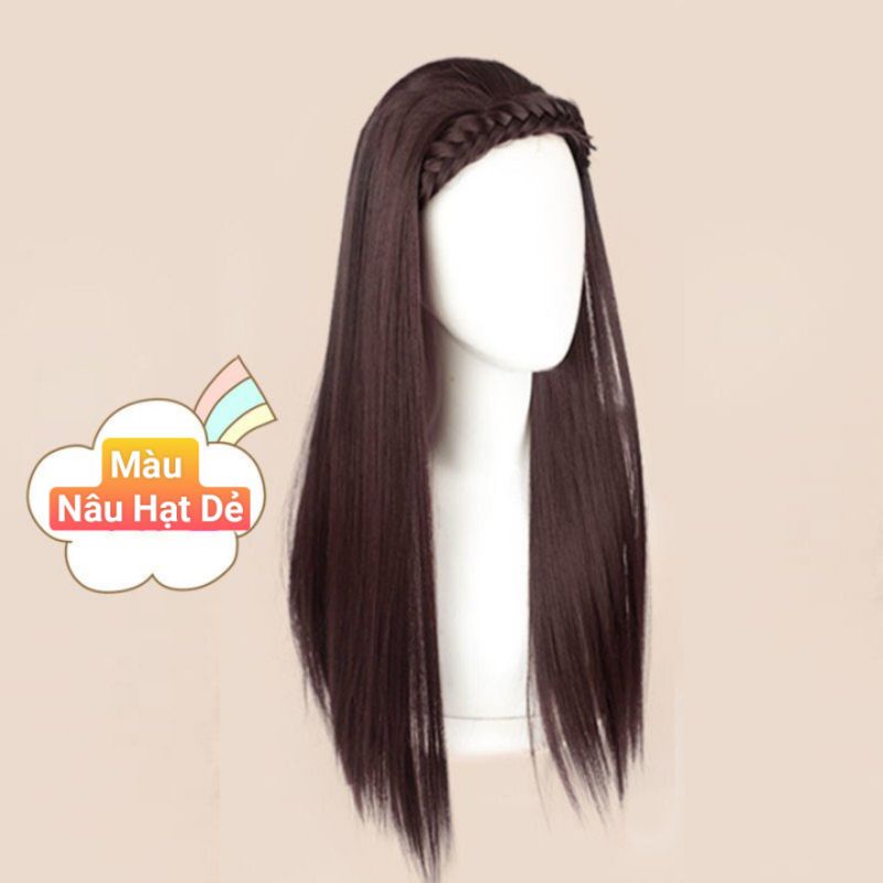 TÓC GIẢ U 3/4 ĐẦU KÈM BĂNG ĐÔ CÀI THẮT BÍM ND074