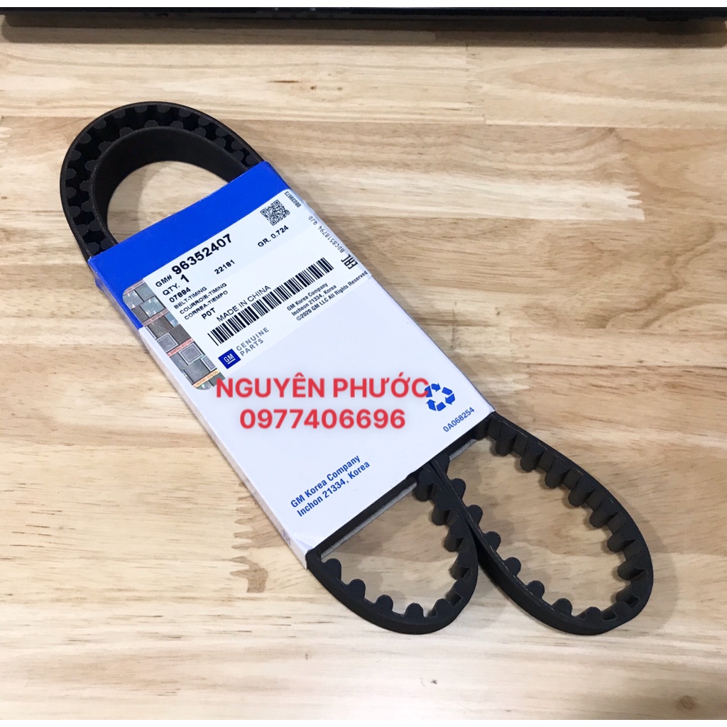 96352407 - Dây cam xịn GM chính hãng LANOS, GENTRA 1.5, CIELO
