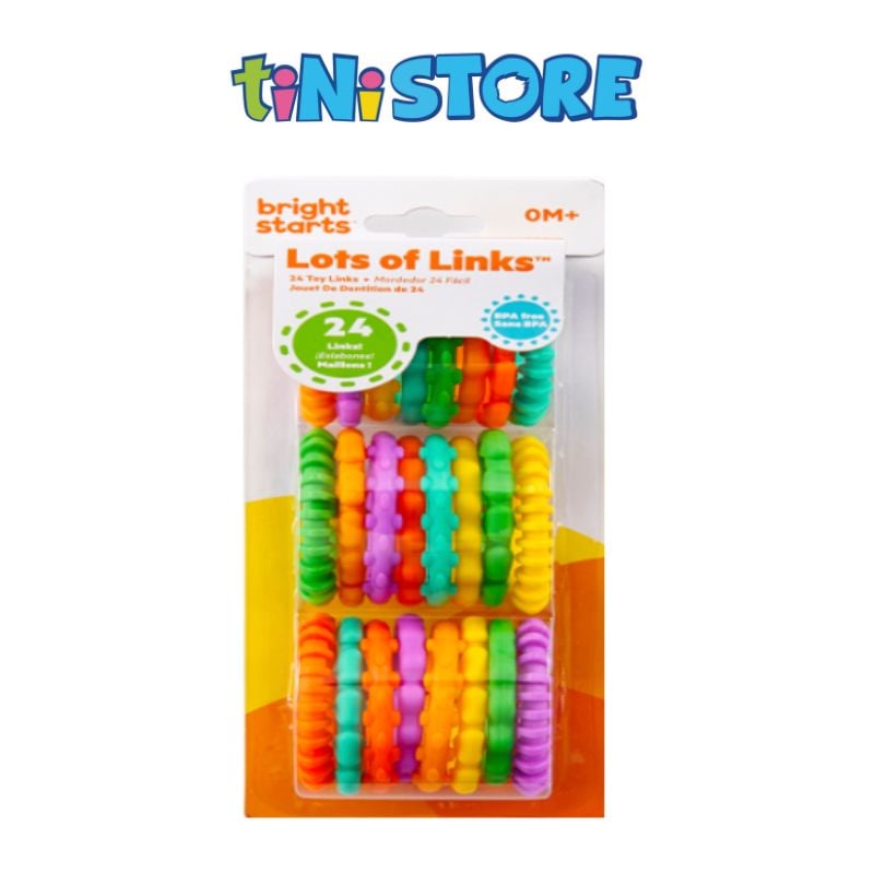 tiNiStore-Đồ chơi vòng nhựa nhiều màu Bright Starts 8664