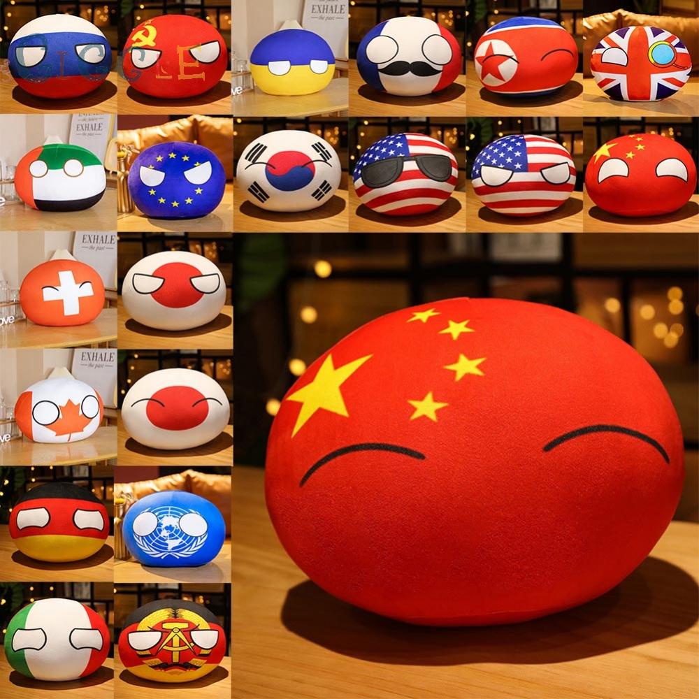 30cm Polandball Plush Ball Toy Countryball Plush World Contries Throw Pillow Stuffed Animals