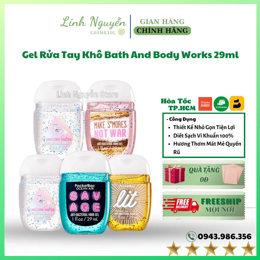 Gel Rửa Tay Khô Bath And Body Works 29ml