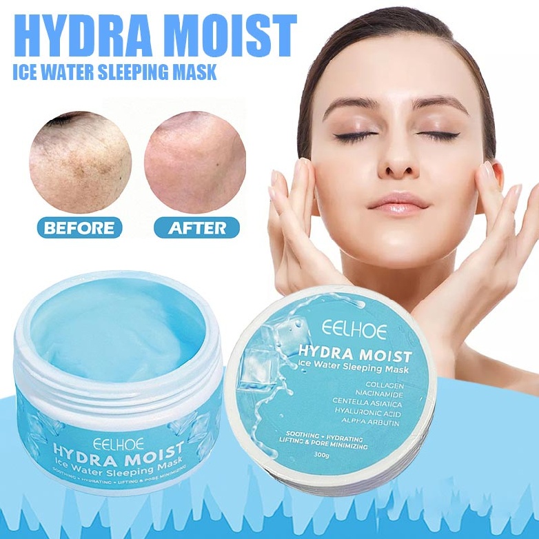 300g Hydra Moist Ice Water Sleeping Mask Hydrating Moisturizing for Women