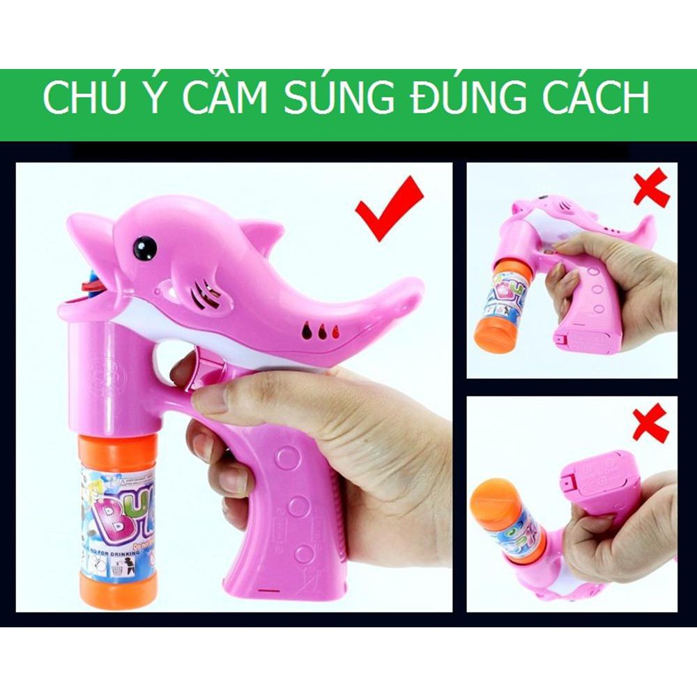Súng bắn bong bóng nước hình cá