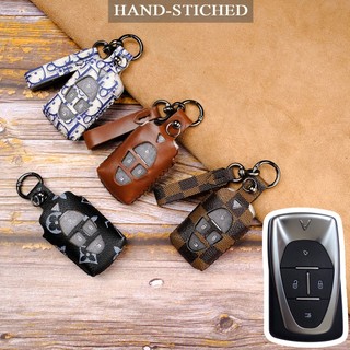 Bao da chìa khóa smartkey ô tô vinfast vfe34 vfe35 vfe36 vf5 vf7 vf8 vf9 khâu tay móc đen vfe