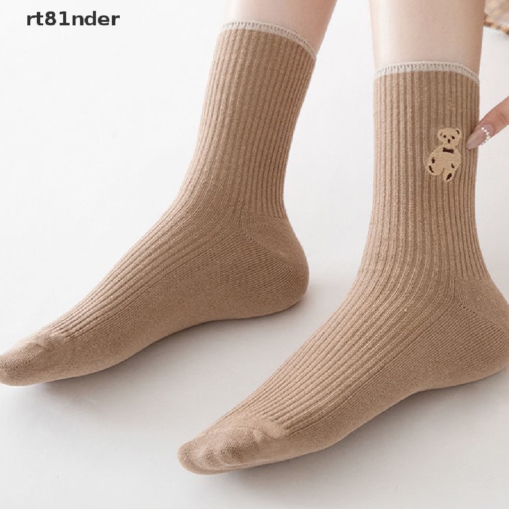 Set 5 Đôi Vớ Thể Thao Dài Mềm Mại Thoáng Khí Thời Trang Cho Nữ