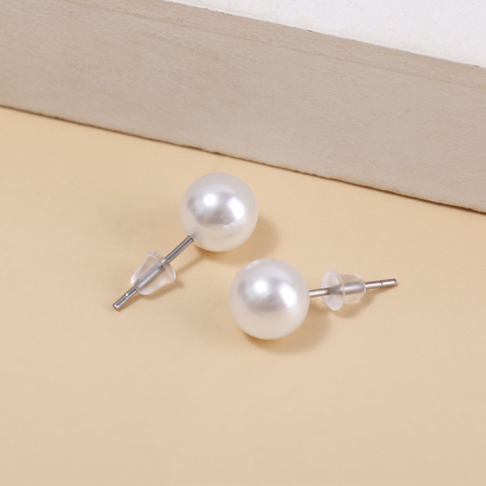 Bông Tai Ngọc Trai Thanh Lịch Đơn Giản Cho Nữ