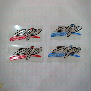 Xả kho 1 chữ Zip Tem chữ nổi dán xe piagio Zip