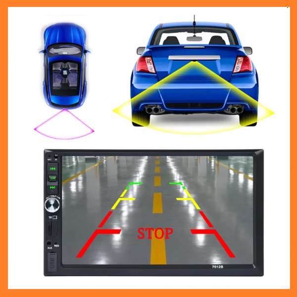 Màn hình ô tô giá rẻ chuẩn HD 1080, DVD xe hơi, Màn cảm ứng 7 Inc - 7010B