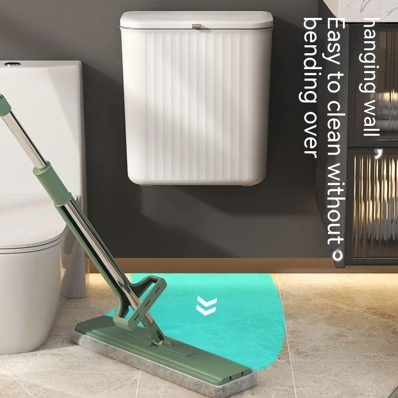 PNL Thùng đựng rác treo tủ bếp,treo tường có nắp đậy 12 lít, sang trọng(Kèm Miêng Dán)