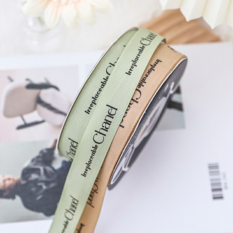 Cuộn dây ruy băng chanel 2cm dùng gói quà bó hoa