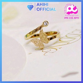 Nhẫn titan nữ giá rẻ nhất HCM không đen - TH_NN__43