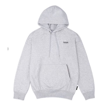 Hoodie Levents Mini Logo Grey-Black