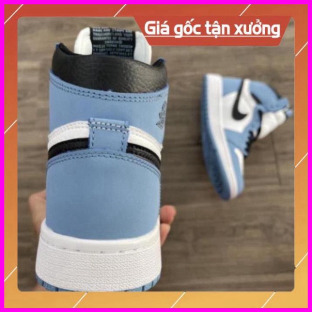 Giày Thể Thao Air Jd Xanh Móc Đen, Giày JD1 Cổ Cao Cao Nam Xmenshop2