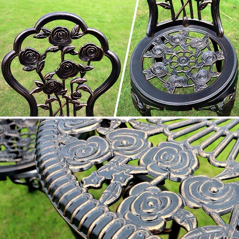 Bàn ghế nhôm đúc nhập khẩu TG01