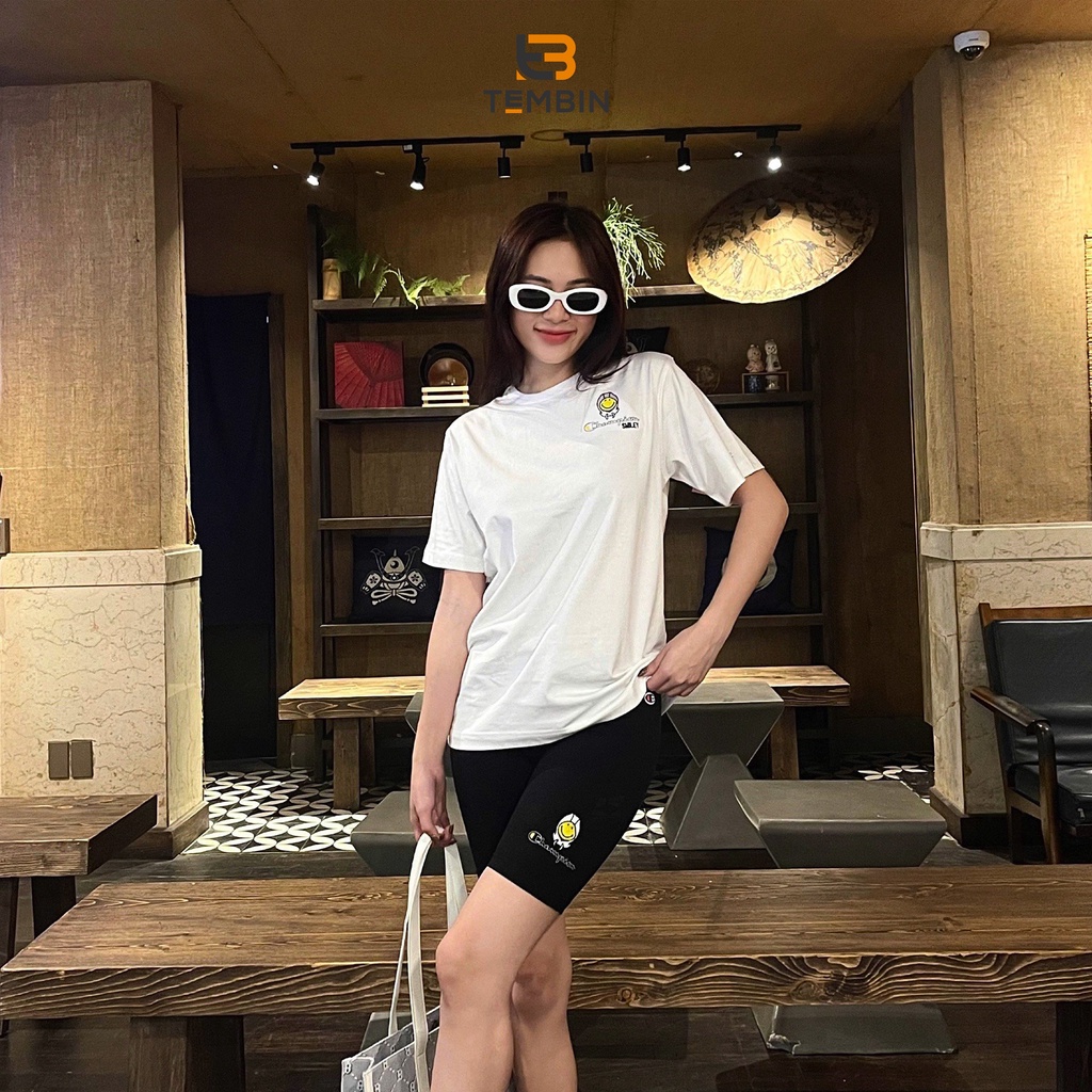 Áo Champion - Cotton - Áo Thun Form Rộng - Logo Thêu - Champion