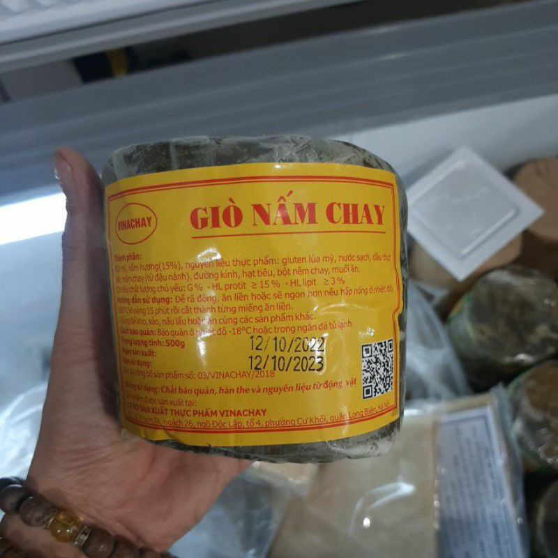 Giò Nấm chay 500 GR