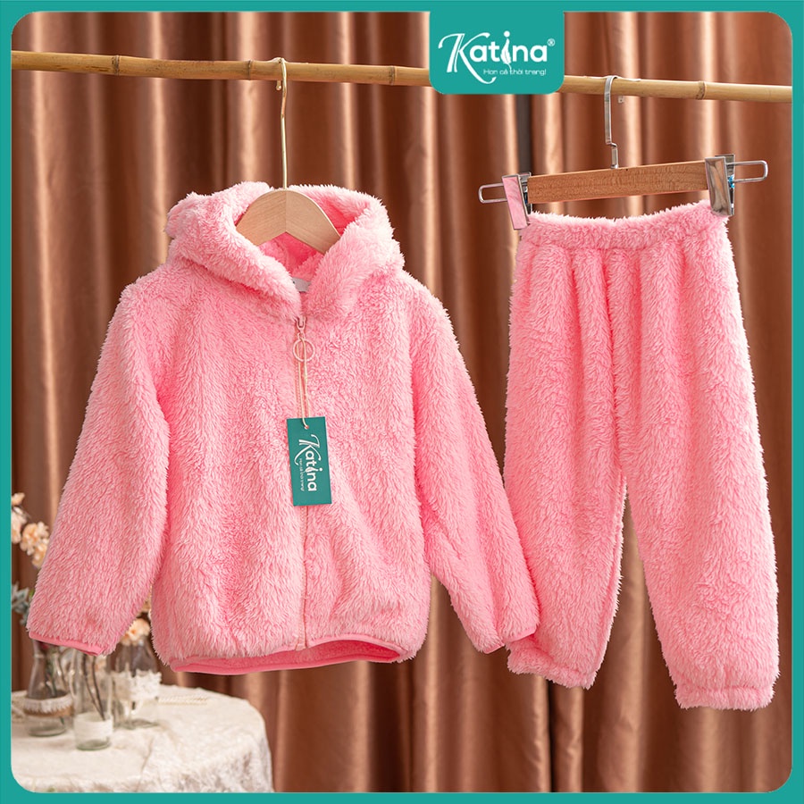 Set Bộ lông cừu có mũ tai thỏ cute cho bé trai & bé gái - Nhẹ mà cực ấm