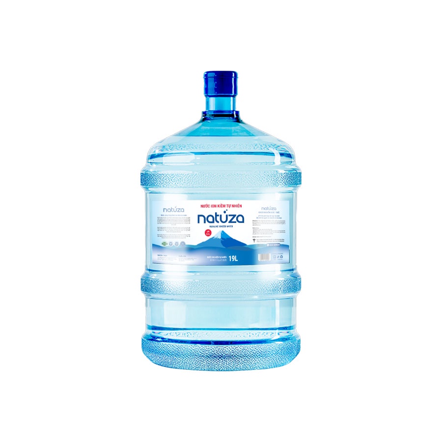 Nước uống ion kiềm cân bằng tự nhiên Natuza bình 19L pH 8,5 (cả vỏ bình)