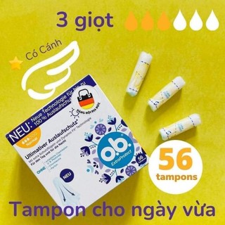 Băng vệ sinh Tampon Ob dạng nút hàng Đức mẫu mới