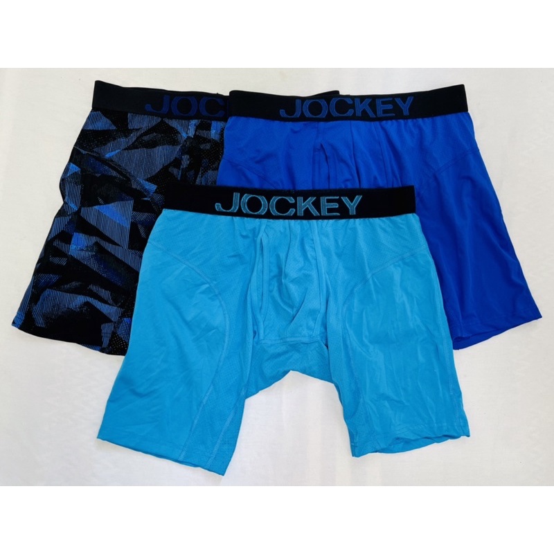 Combo 3pcs quần lót boxer nam Jockey, chất liệu 90%polyester 10%spandex co giản 4 chiều,màu sắc đa dạng,thoáng mát