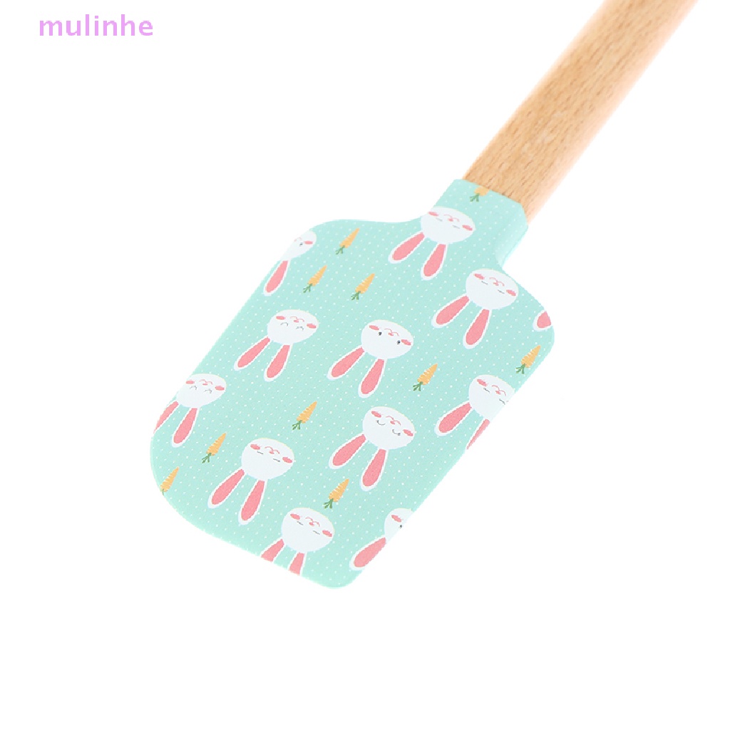 Dụng Cụ Chà Láng Bánh Kem Bằng silicone Tay Cầm mulinhe