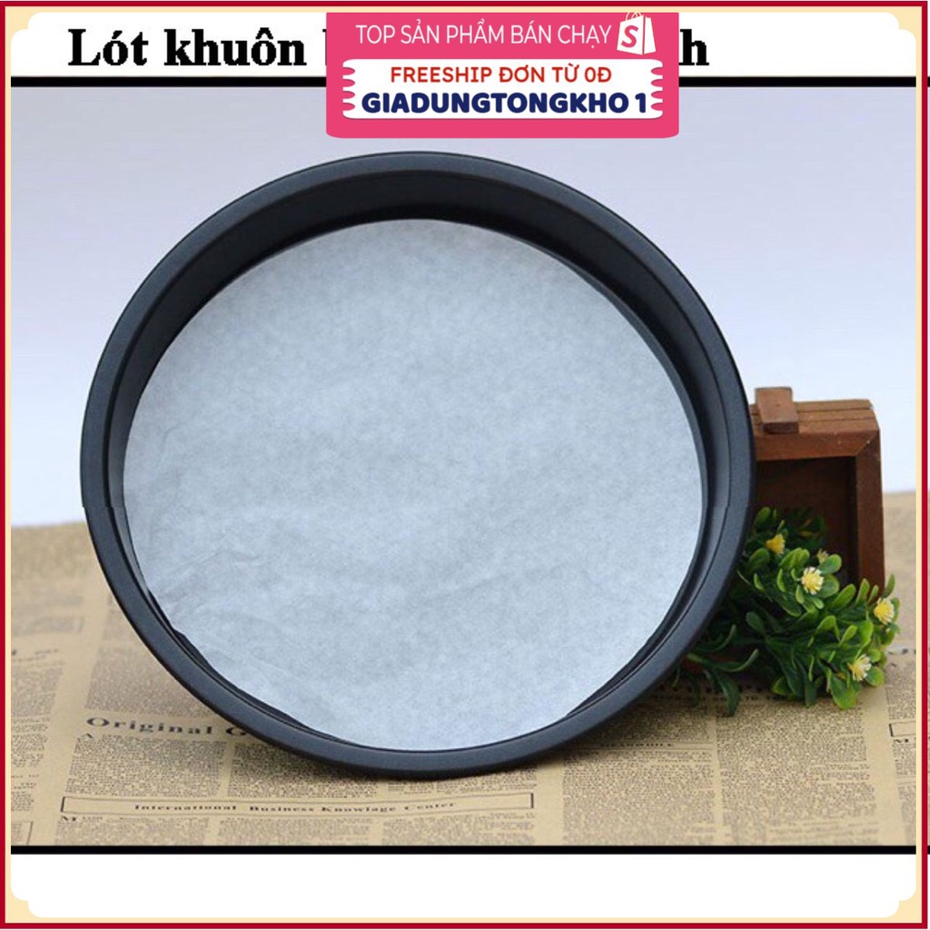 (Bán Buôn Sỉ) Giấy nến giấy nướng 100 tấm chống dính thấm dầu hiệu quả dùng lót khuôn khay bánh, lót nướng bếp chiên