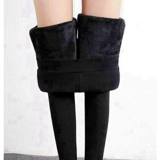 Quần legging lót lông trơn cho nữ ,