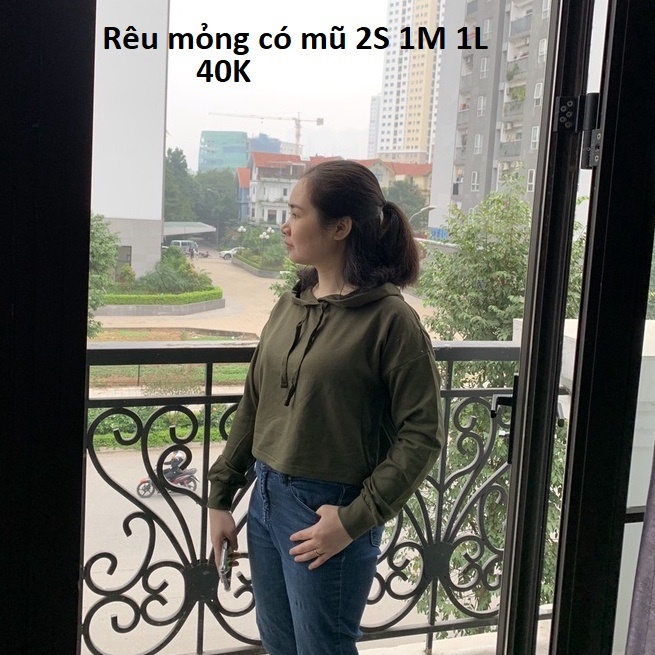 Áo chui đầu HOODIE nữ có mũ và dây rút xuất dư Mỹ