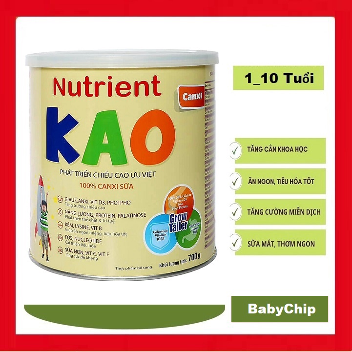 Sữa Nutrient Kao 700g [Date 2025]