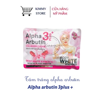 Bộ Ủ trắng body alpha arbutin collagen Cream 3plus