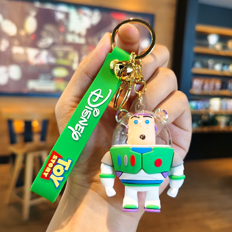 Gấu dâu Lotso Móc Khóa Hình Nhân Vật Trong toy Story 4 Bằng PVC