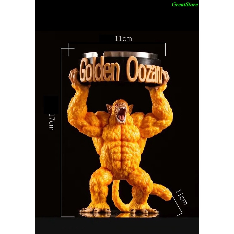 Mô hình Dragonball Golden OoZaru Gạt tàn  Figure 17 cm
