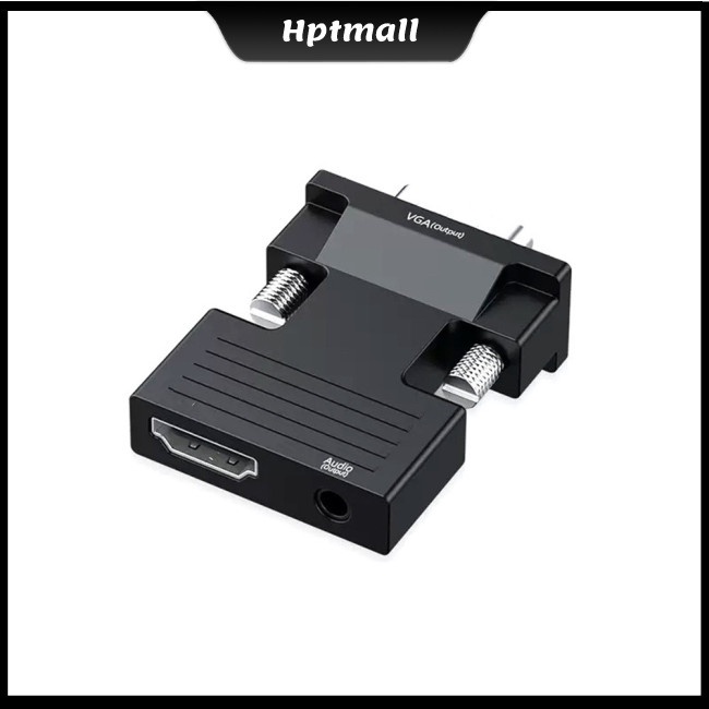 Bộ Chuyển Đổi Vga Sang Hdmi 1080p Hd Tương Thích Với PS4 / PC / Laptop / Tv / Máy Chiếu