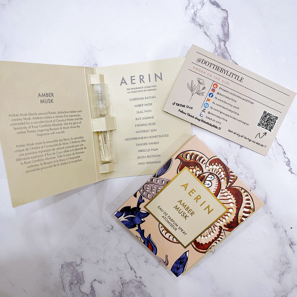 Vial Mẫu thử nước hoa Aerin Amber Musk