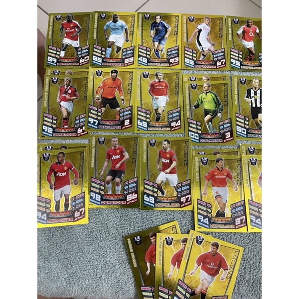MS39 Thẻ Cầu Thủ Bóng Đá Thẻ Vàng Huyền Thoại Match Attax Legend Mùa 12/13 ( MS 39 )